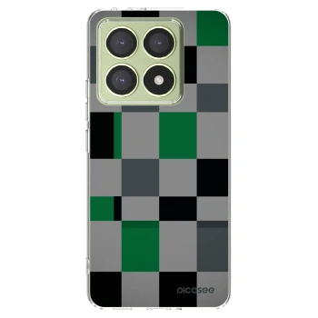 Picasee husă transparentă din silicon pentru Xiaomi 14T - Block Grid