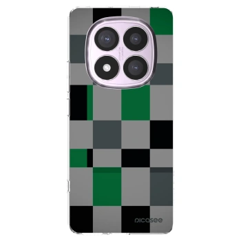 Picasee husă transparentă din silicon pentru Xiaomi Redmi Note 14 Pro 5G - Block Grid