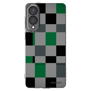 Picasee husă transparentă din silicon pentru Samsung Galaxy S25 Edge 5G - Block Grid