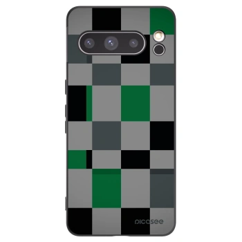 Picasee husă neagră din silicon pentru Google Pixel 8 Pro - Block Grid