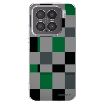 Picasee husă transparentă din silicon pentru Xiaomi 15 - Block Grid