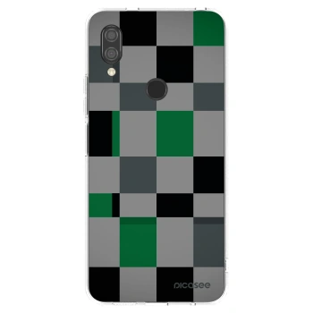 Picasee husă transparentă din silicon pentru Xiaomi Redmi 7 - Block Grid