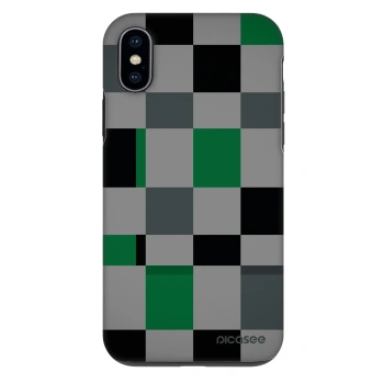 Husă pentru Apple iPhone X/XS - Block Grid