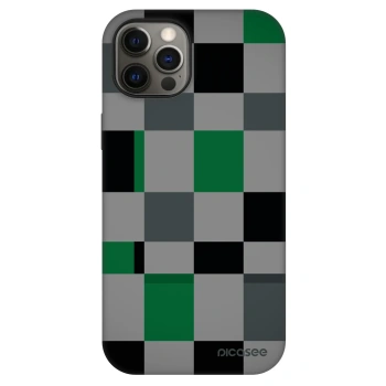 Husă pentru Apple iPhone 12 Pro - Block Grid