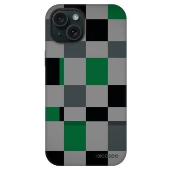 Picasee Fashion Case MagSafe pentru Apple iPhone 15 - Block Grid