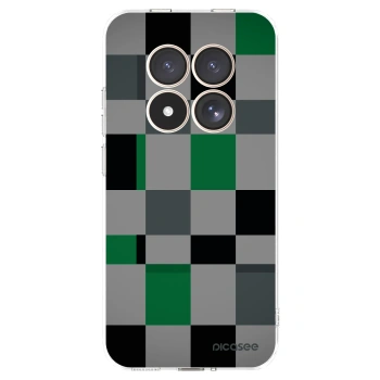 Picasee husă transparentă din silicon pentru Xiaomi Redmi Note 15 Pro 4G - Block Grid