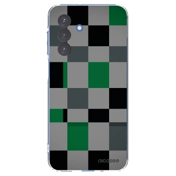 Picasee husă transparentă din silicon pentru Samsung Galaxy A17 5G - Block Grid