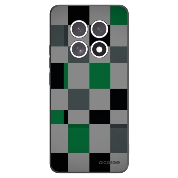 Picasee husă neagră din silicon pentru Xiaomi Redmi Note 15 - Block Grid