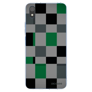 Picasee husă transparentă din silicon pentru Xiaomi Redmi 7A - Block Grid