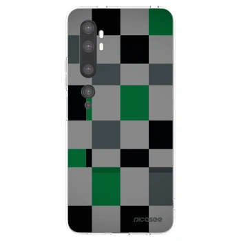 Picasee husă transparentă din silicon pentru Xiaomi Mi Note 10 (Pro) - Block Grid