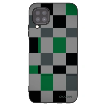 Picasee husă neagră din silicon pentru Huawei P40 Lite - Block Grid