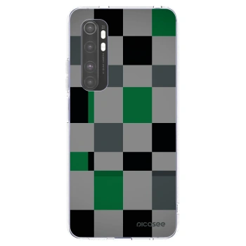Picasee husă transparentă din silicon pentru Xiaomi Mi Note 10 Lite - Block Grid