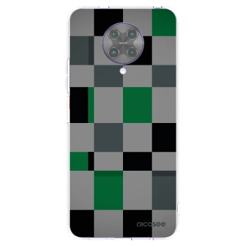 Picasee husă transparentă din silicon pentru Xiaomi Poco F2 Pro - Block Grid