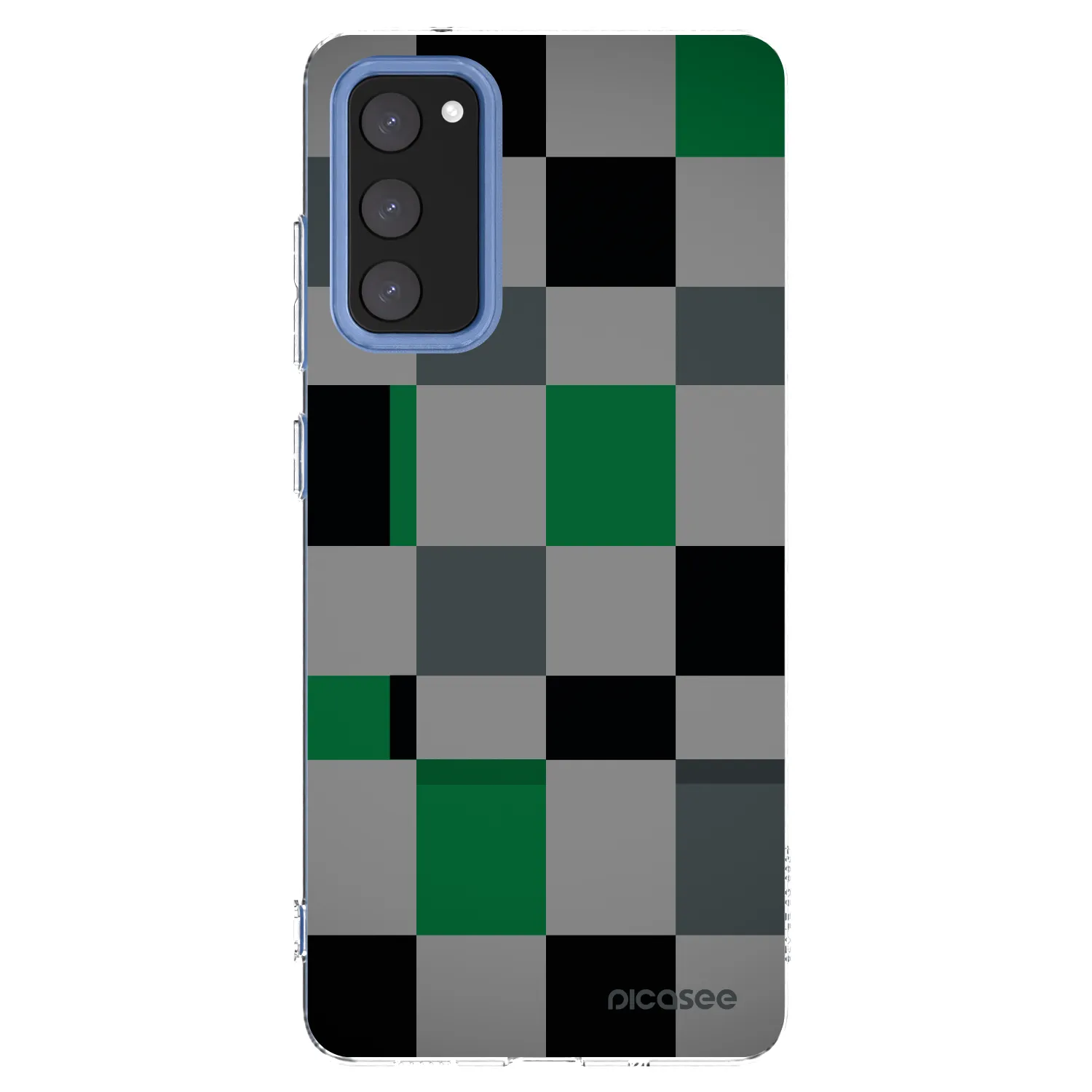 Picasee husă transparentă din silicon pentru Samsung Galaxy S20 FE - Block Grid
