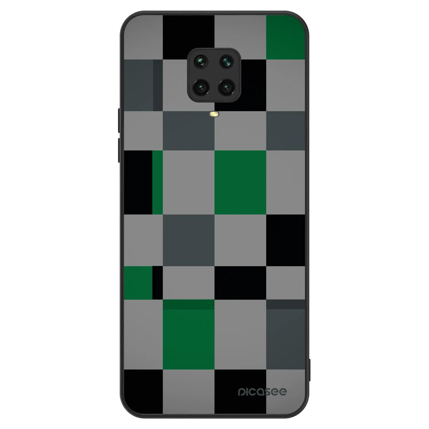 Picasee ULTIMATE CASE pentru Xiaomi Redmi Note 9 Pro - Block Grid