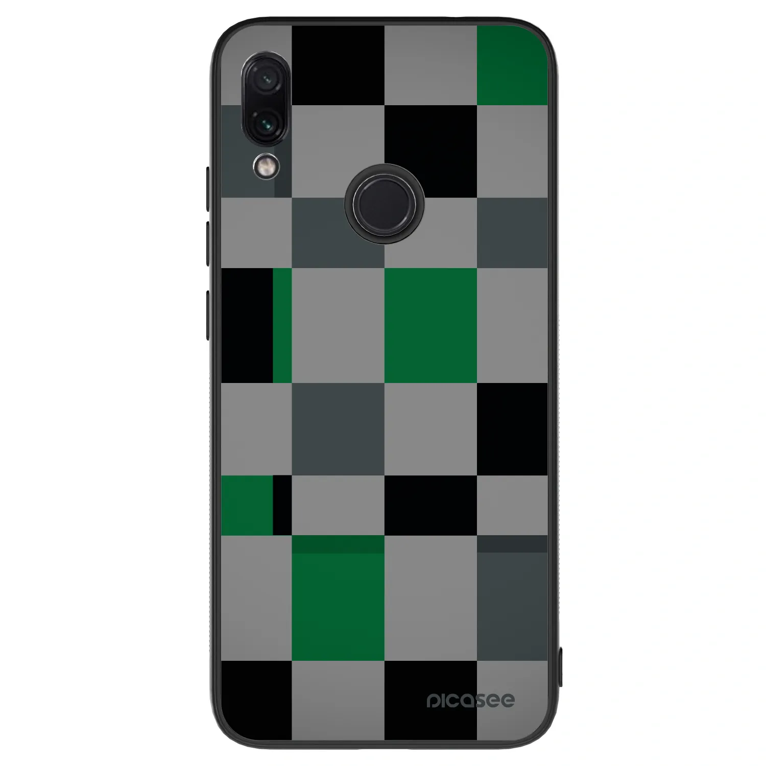 Picasee ULTIMATE CASE pentru Xiaomi Redmi Note 7 - Block Grid