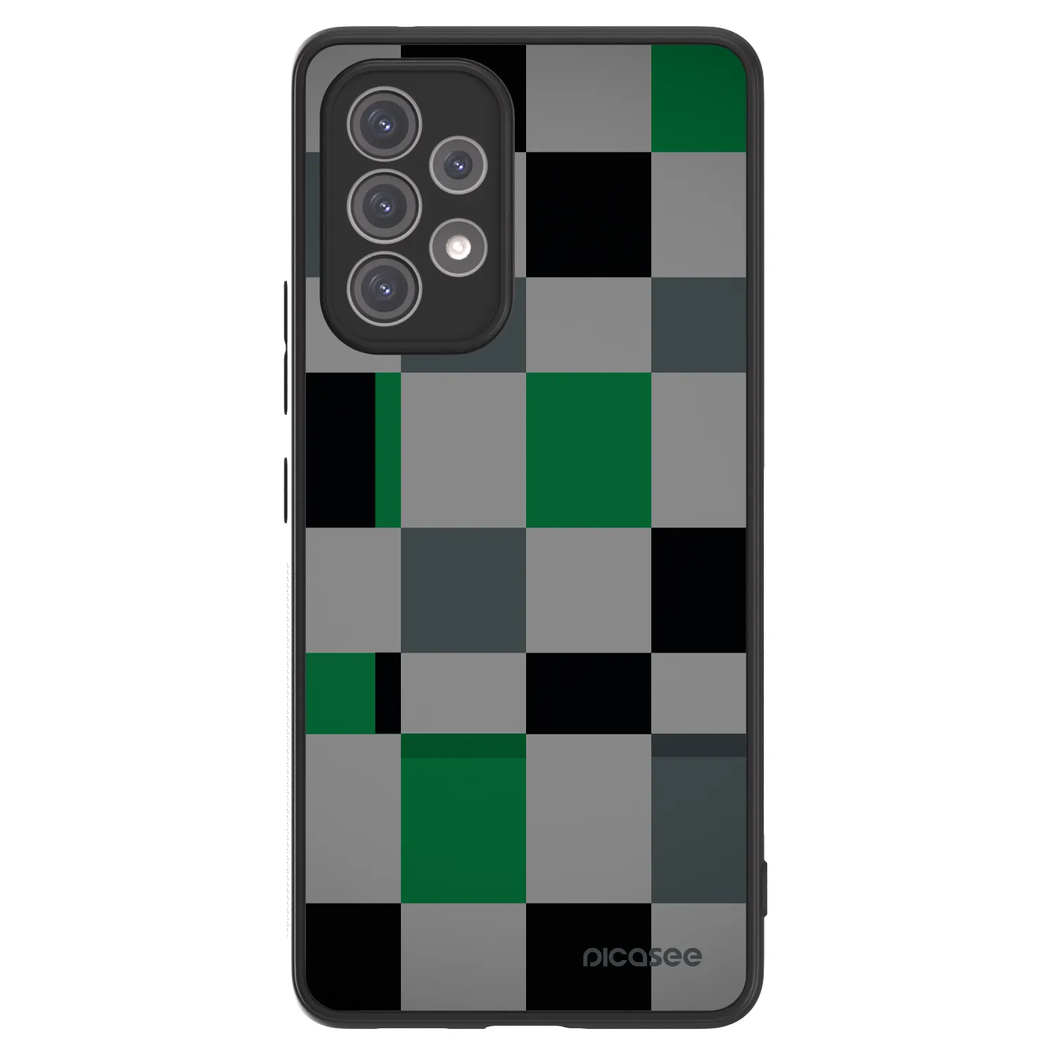 Picasee ULTIMATE CASE pentru Samsung Galaxy A52 5G A525F - Block Grid