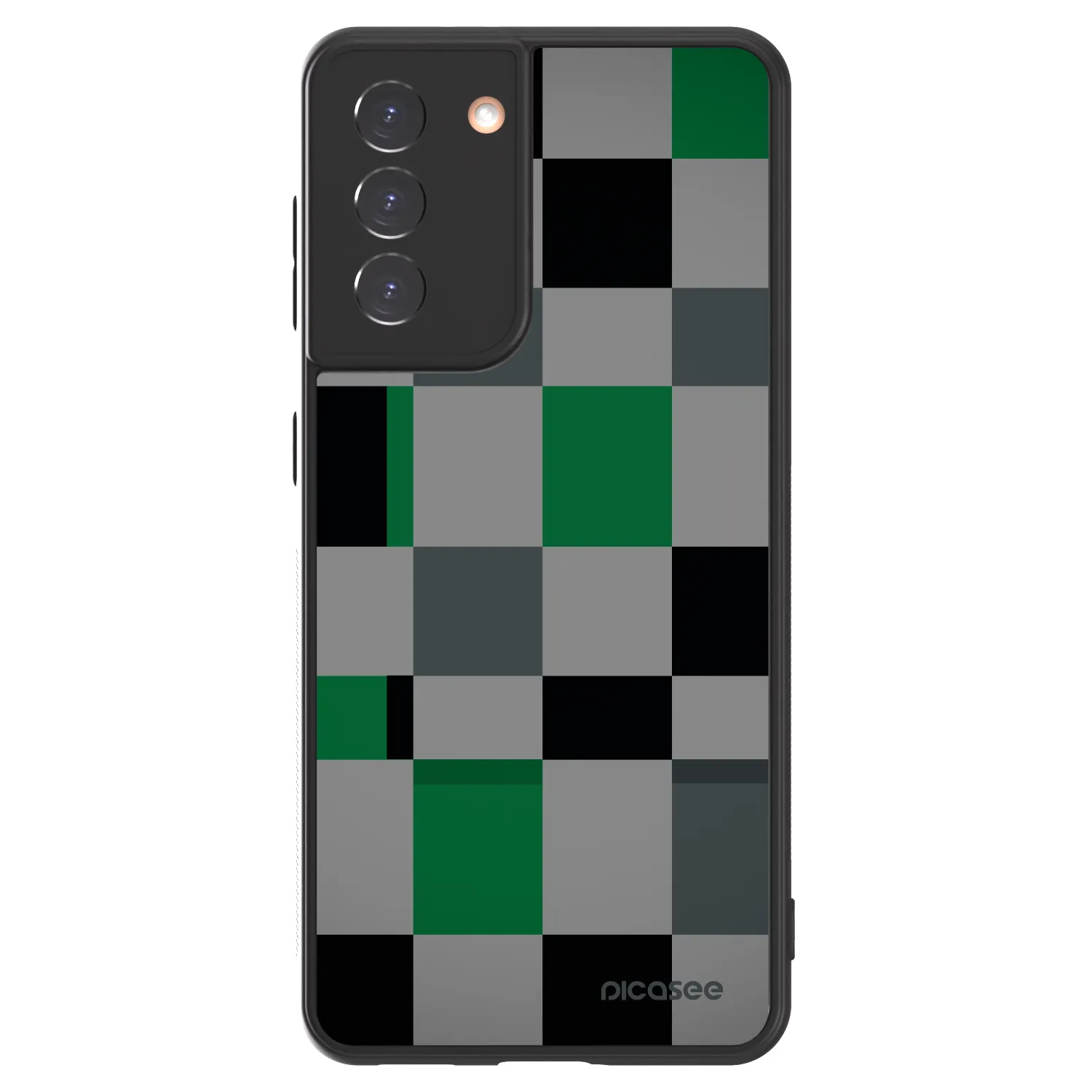 Picasee ULTIMATE CASE pentru Samsung Galaxy S21 5G G991B - Block Grid