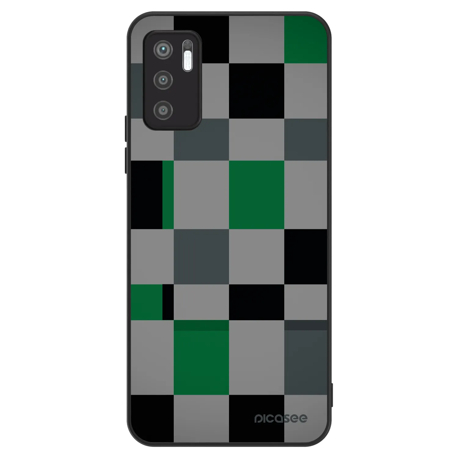 Picasee ULTIMATE CASE pentru Xiaomi Redmi Note 10 5G - Block Grid