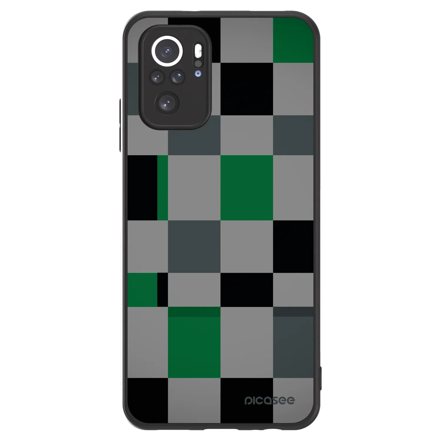 Picasee ULTIMATE CASE pentru Xiaomi Redmi Note 10S - Block Grid