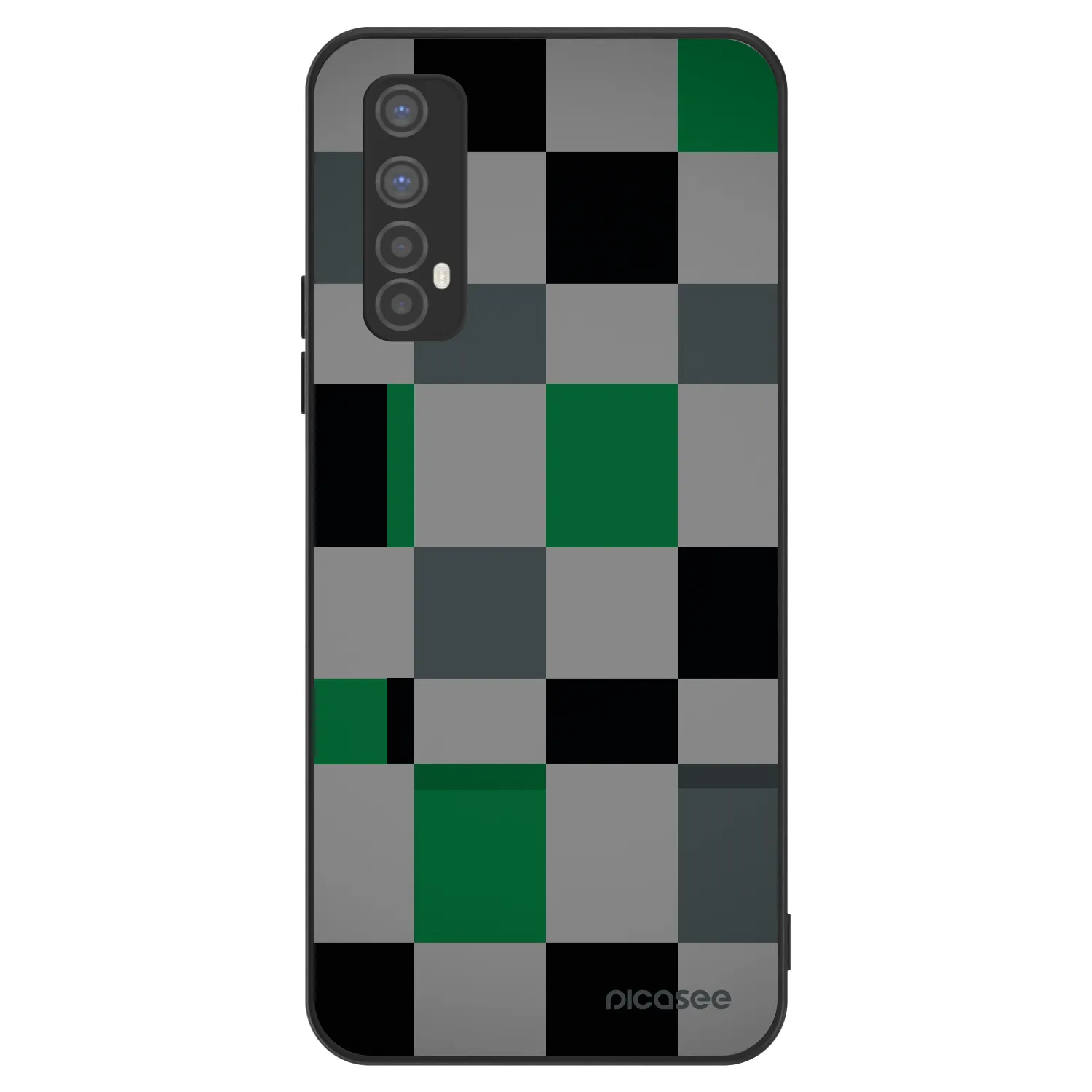 Picasee ULTIMATE CASE pentru Realme 7 - Block Grid