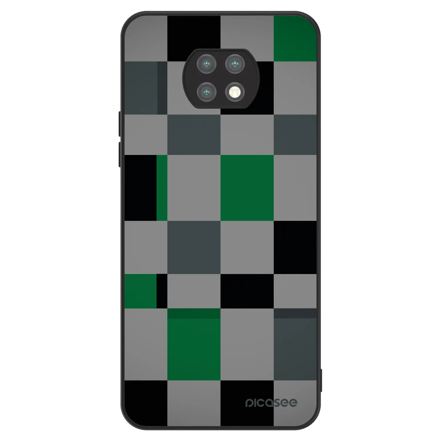 Picasee ULTIMATE CASE pentru Xiaomi Redmi Note 9T - Block Grid