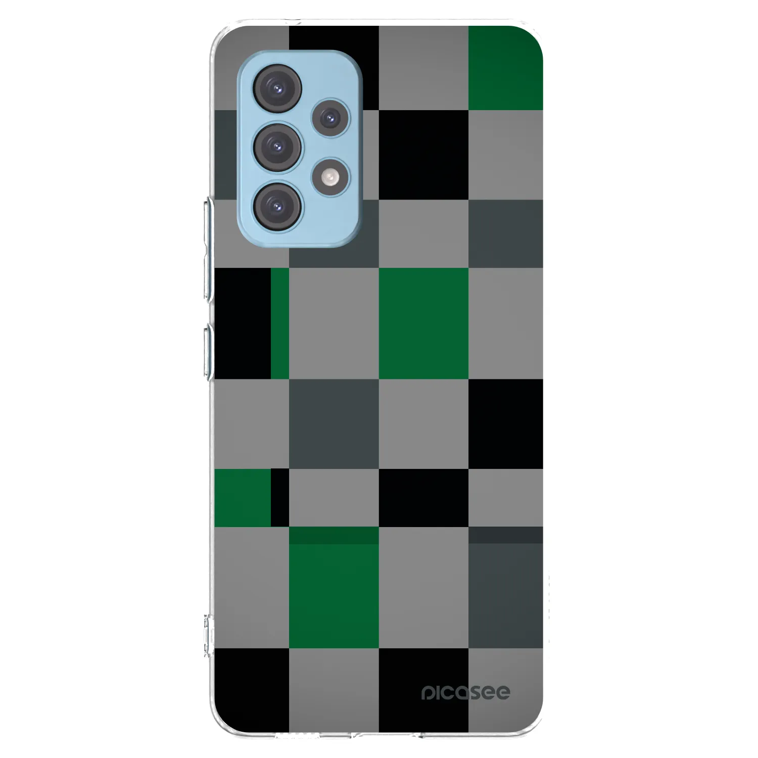 Picasee husă transparentă din silicon pentru Samsung Galaxy A53 5G A536 - Block Grid