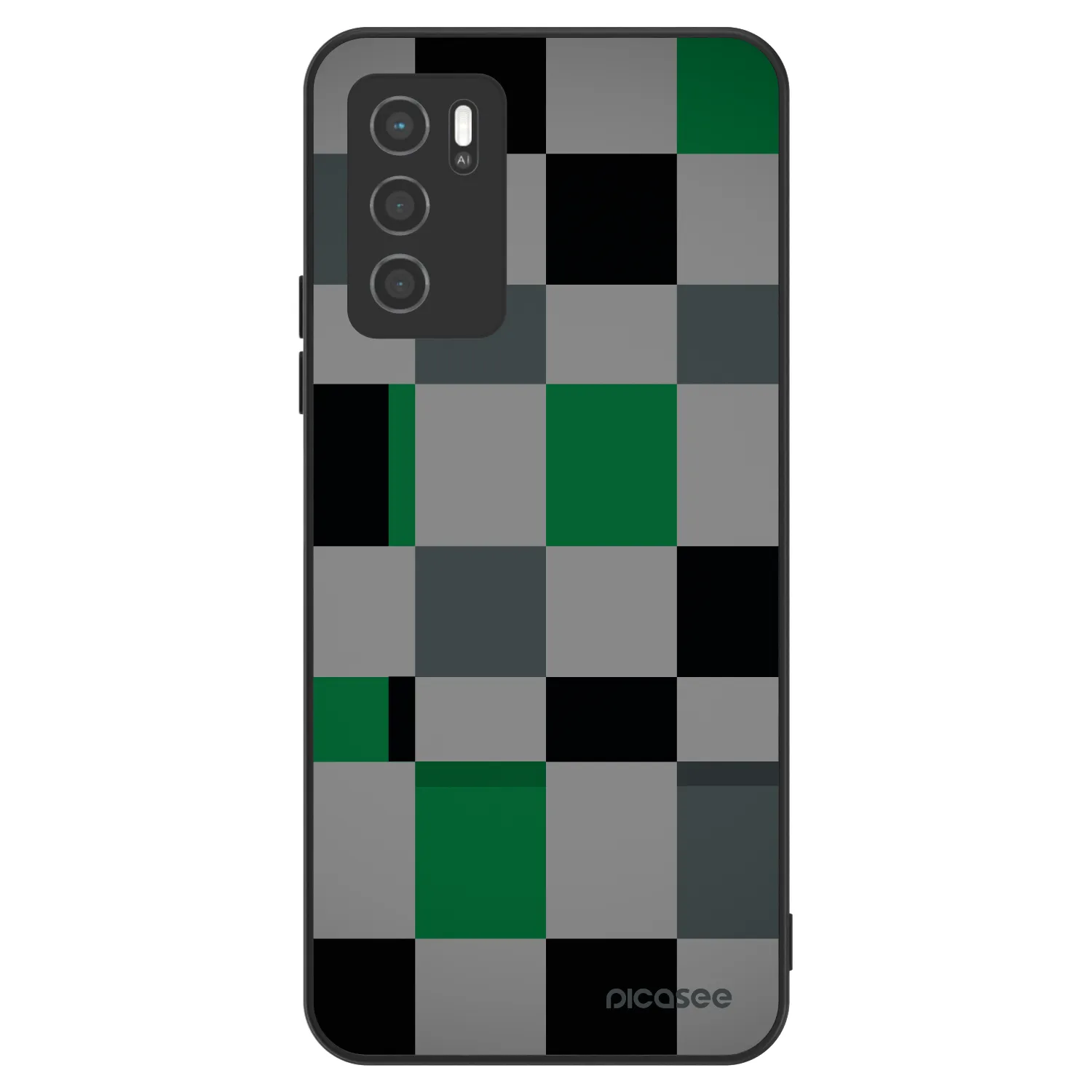 Picasee ULTIMATE CASE pentru OPPO A16s - Block Grid