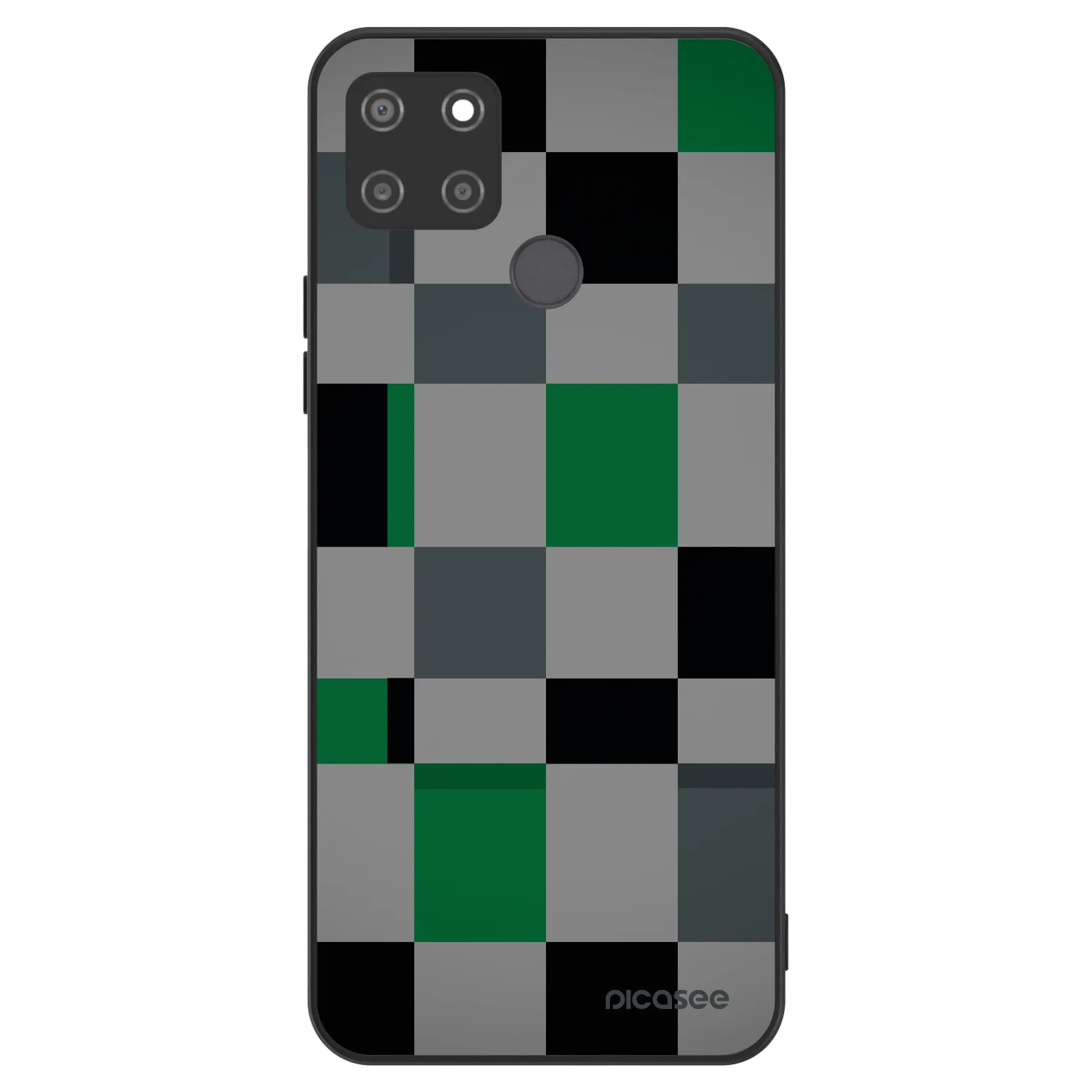 Picasee ULTIMATE CASE pentru Realme C21Y - Block Grid