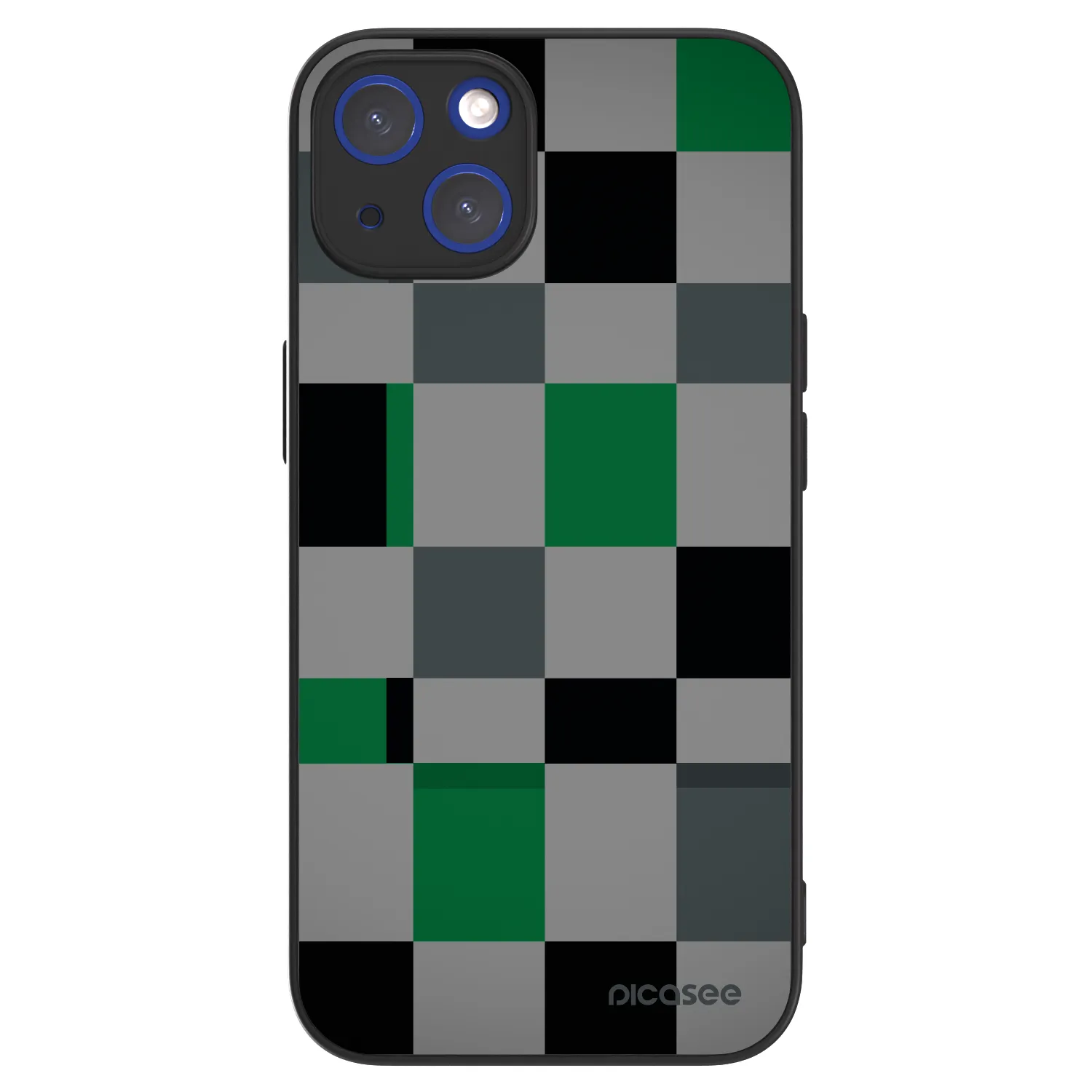 Picasee ULTIMATE CASE MagSafe pentru Apple iPhone 14 - Block Grid