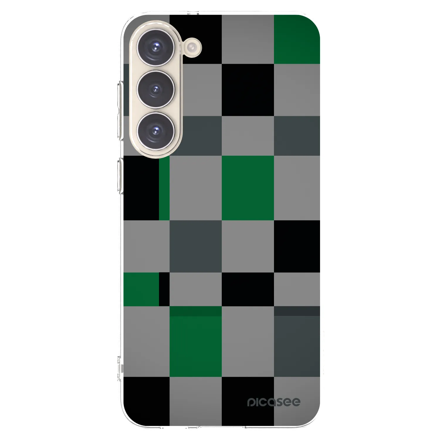 Picasee husă transparentă din silicon pentru Samsung Galaxy S23+ 5G - Block Grid