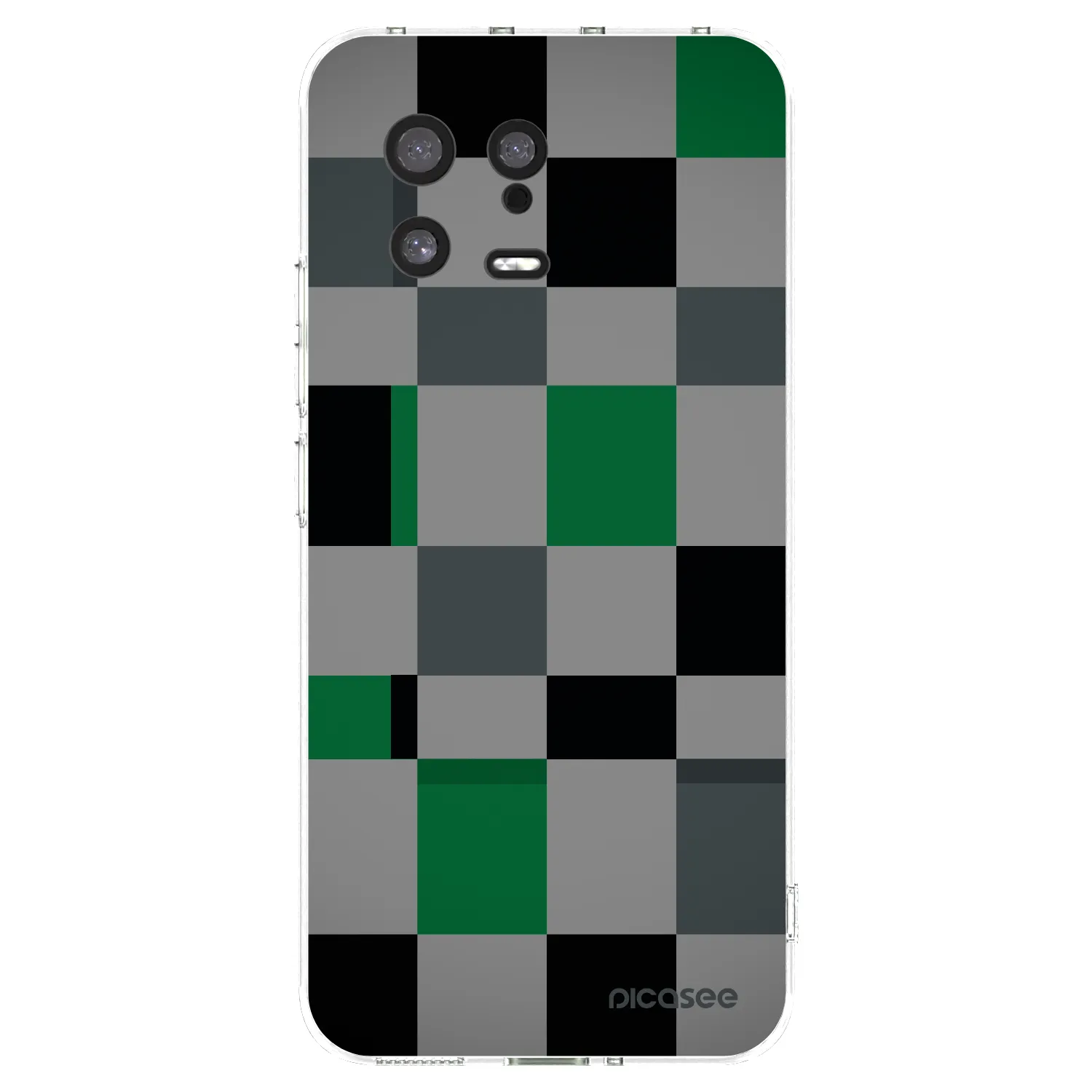 Picasee husă transparentă din silicon pentru Xiaomi 13 - Block Grid