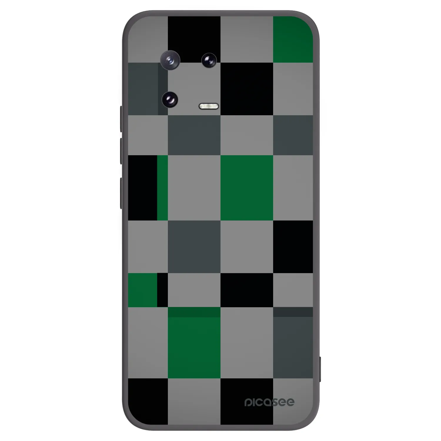 Picasee husă neagră din silicon pentru Xiaomi 13 Pro - Block Grid