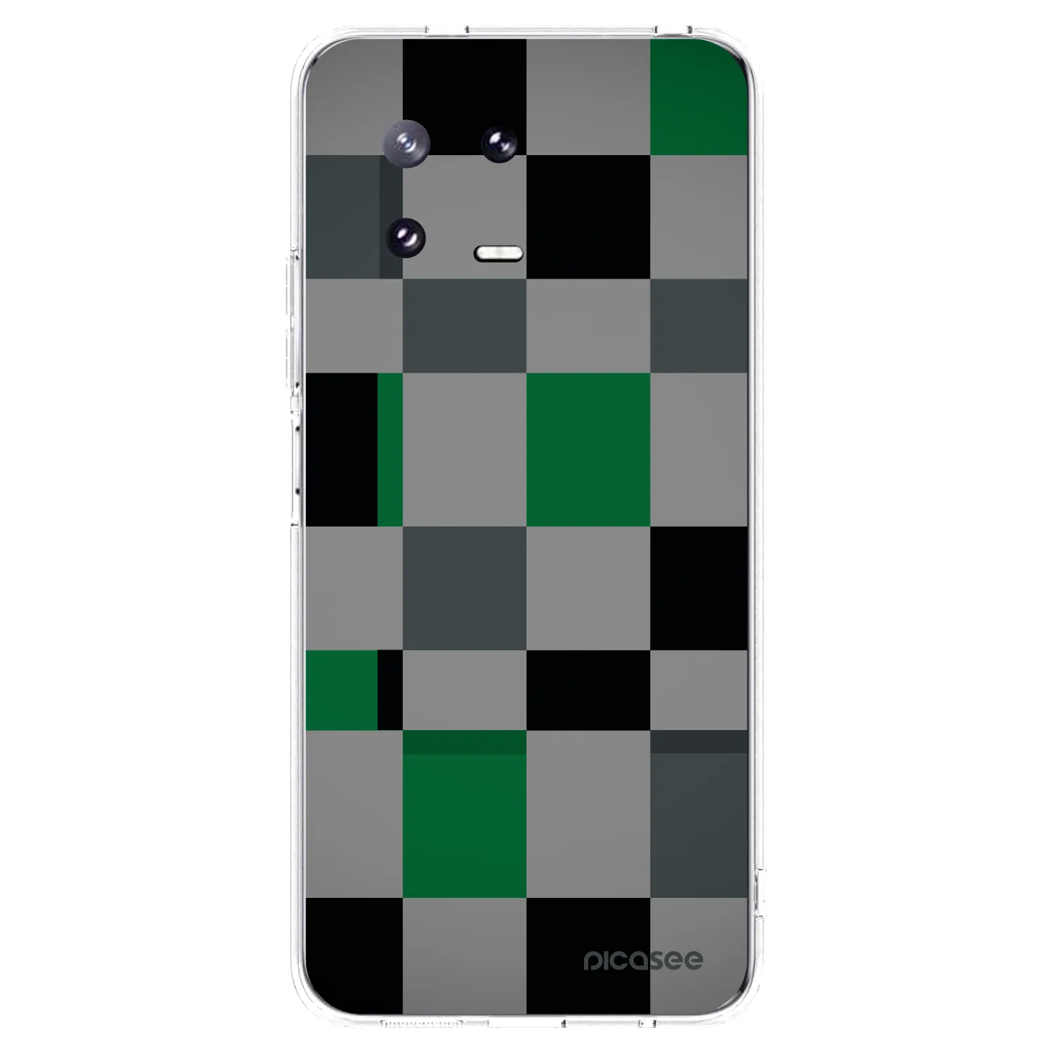 Picasee husă transparentă din silicon pentru Xiaomi 13 Pro - Block Grid