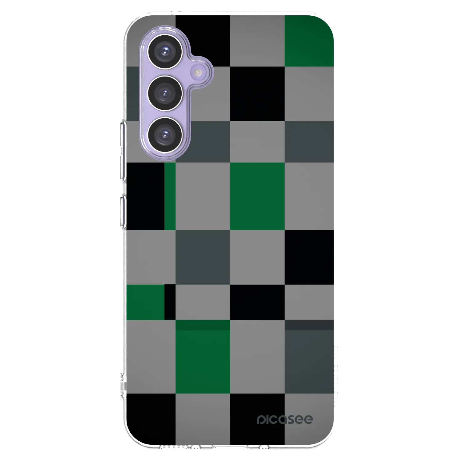 Picasee husă transparentă din silicon pentru Samsung Galaxy A54 5G A546B - Block Grid