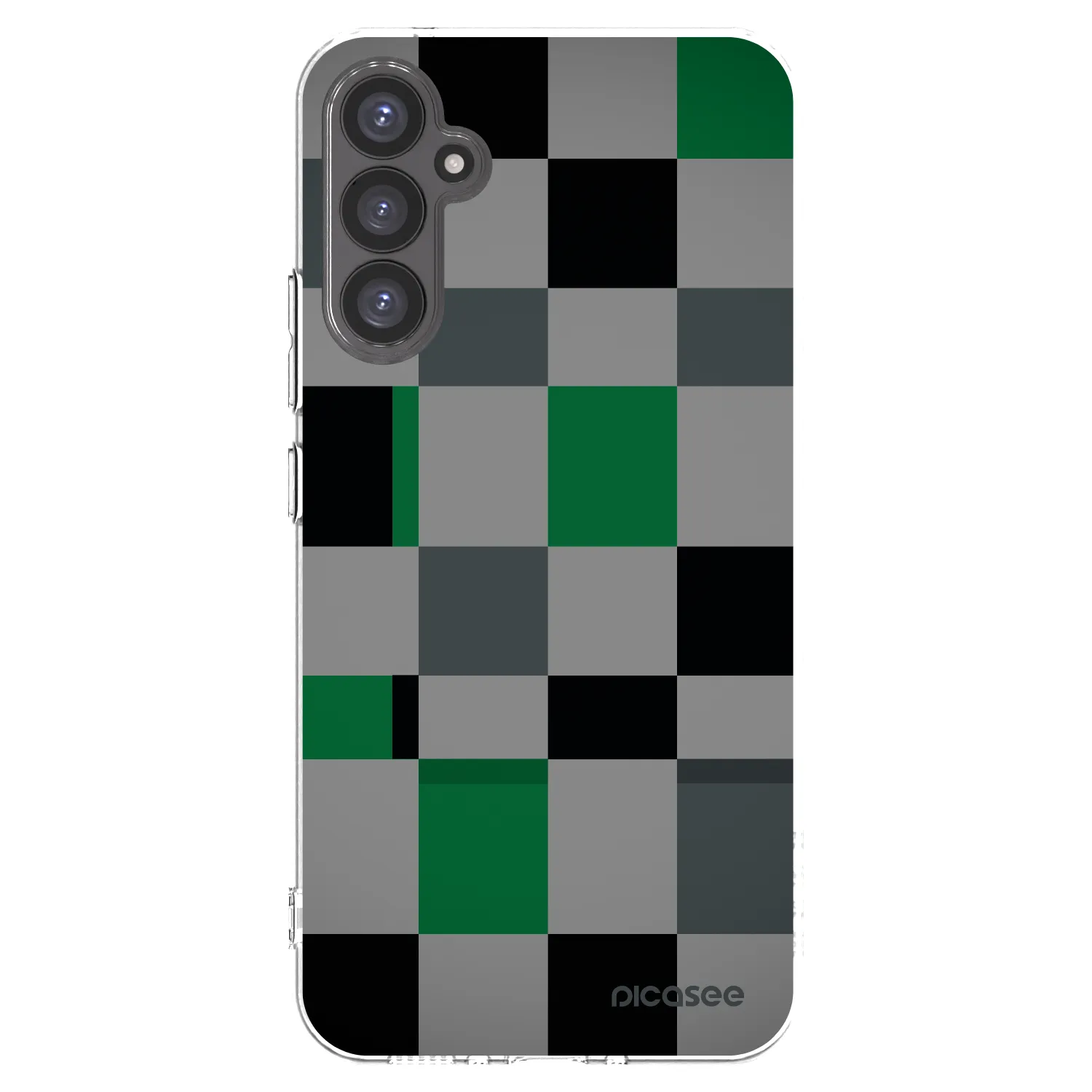 Picasee husă transparentă din silicon pentru Samsung Galaxy A34 5G A346B - Block Grid