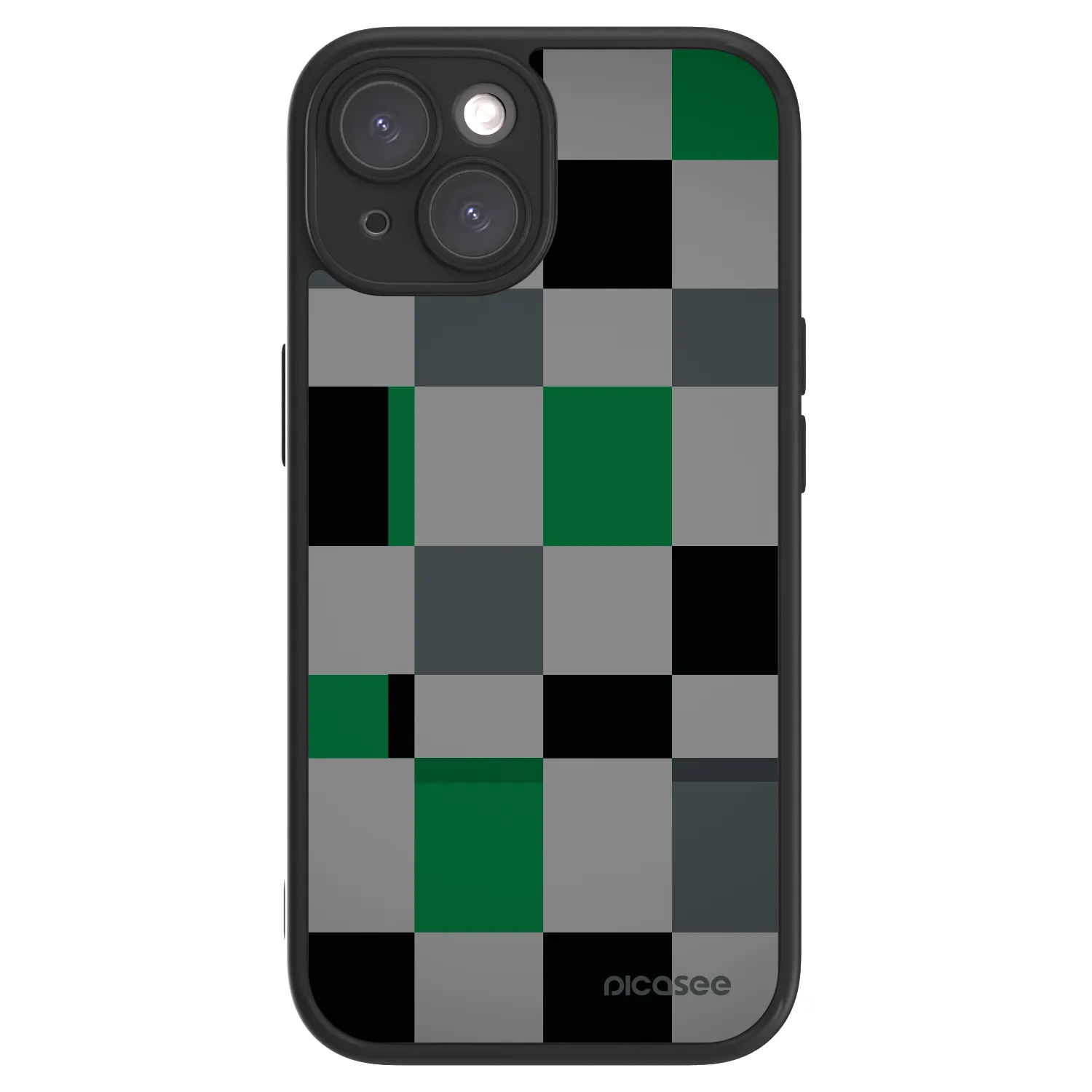 Picasee ULTIMATE CASE pentru Apple iPhone 15 - Block Grid