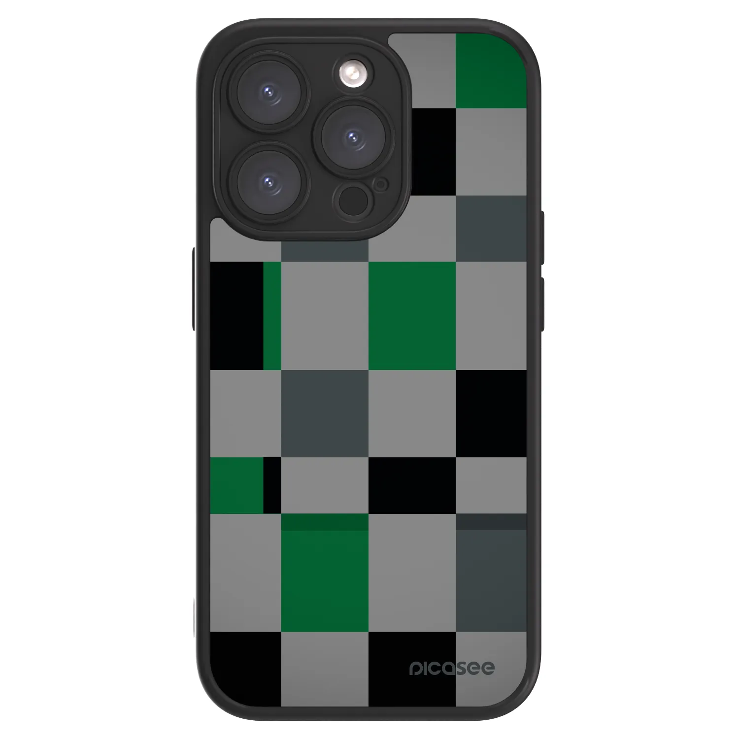 Picasee ULTIMATE CASE pentru Apple iPhone 15 Pro - Block Grid