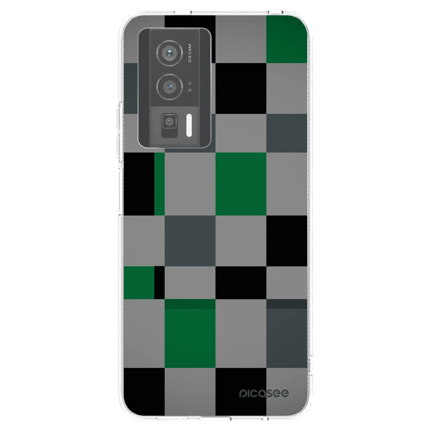 Picasee husă transparentă din silicon pentru Xiaomi Poco F5 Pro 5G - Block Grid
