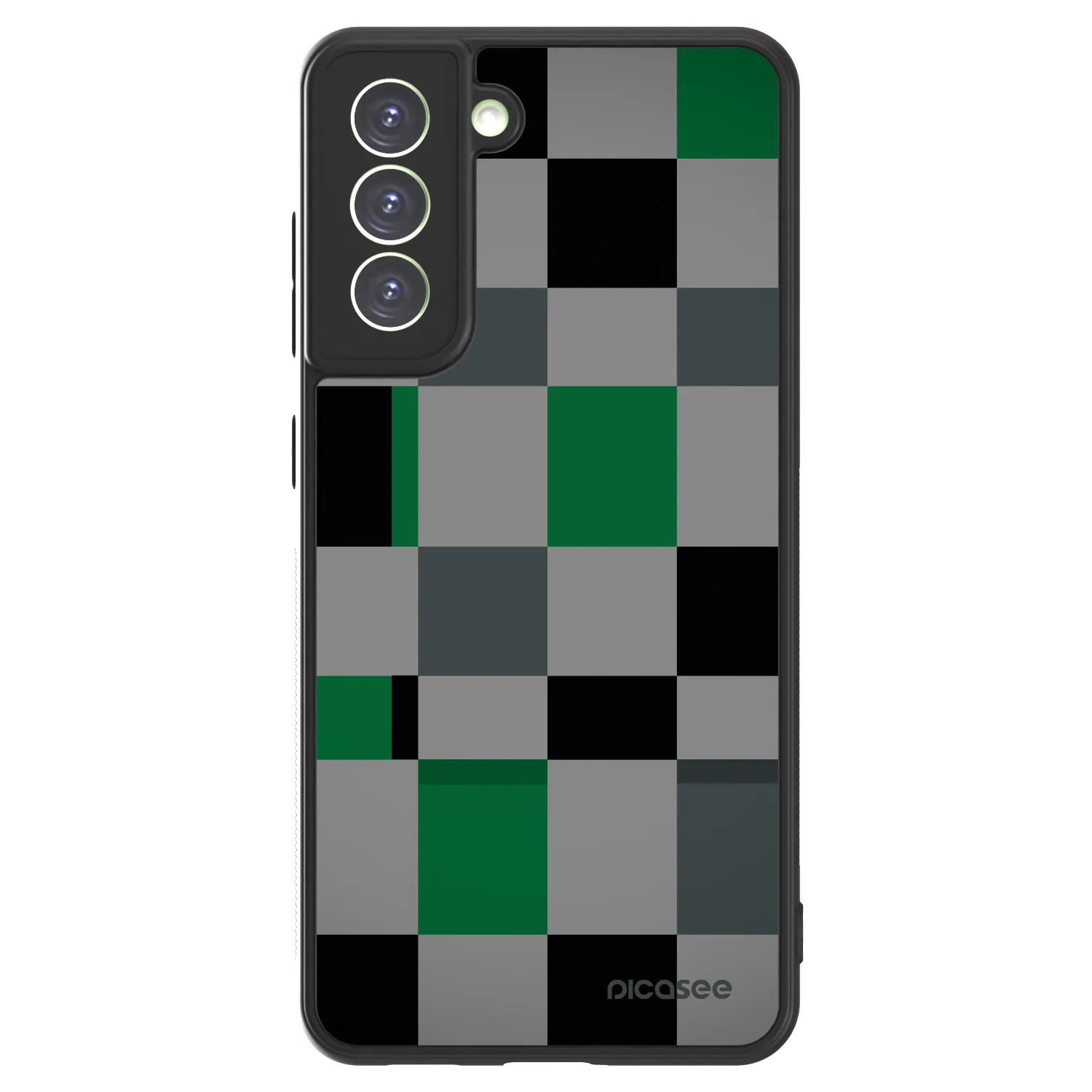 Picasee ULTIMATE CASE PowerShare pentru Samsung Galaxy S21 FE 5G - Block Grid
