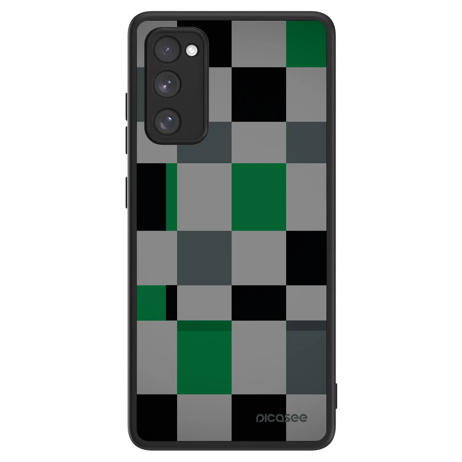 Picasee ULTIMATE CASE PowerShare pentru Samsung Galaxy S20 FE - Block Grid