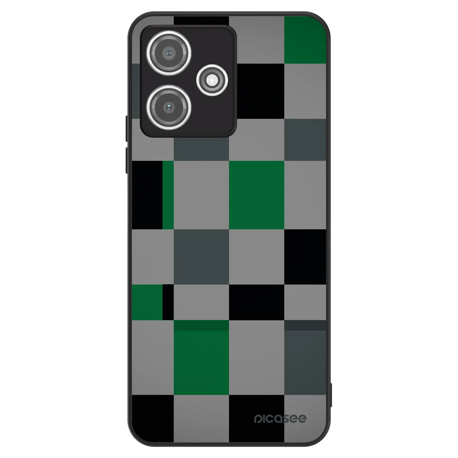 Picasee ULTIMATE CASE pentru Xiaomi Redmi 12 5G - Block Grid