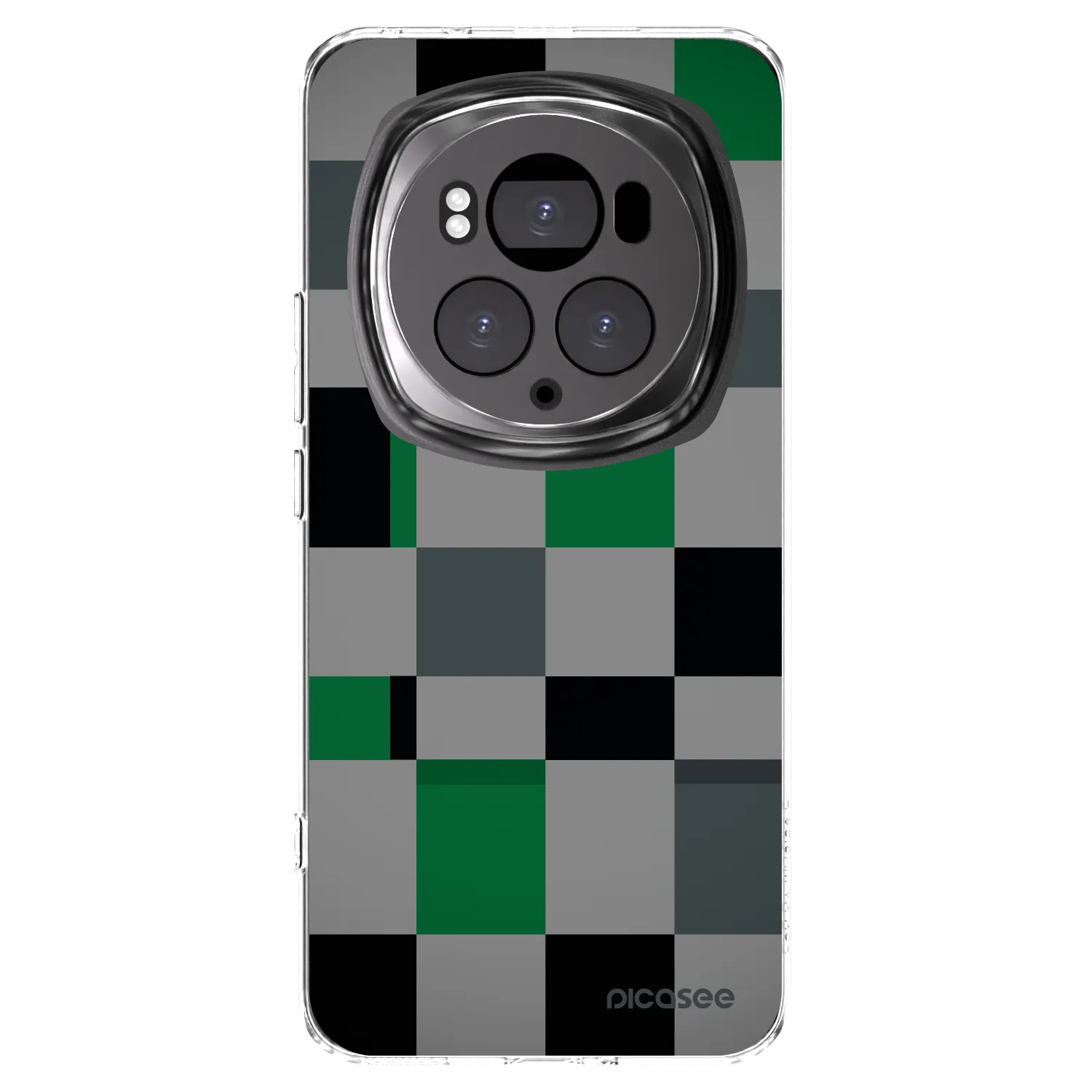 Picasee husă transparentă din silicon pentru Honor Magic6 Pro - Block Grid