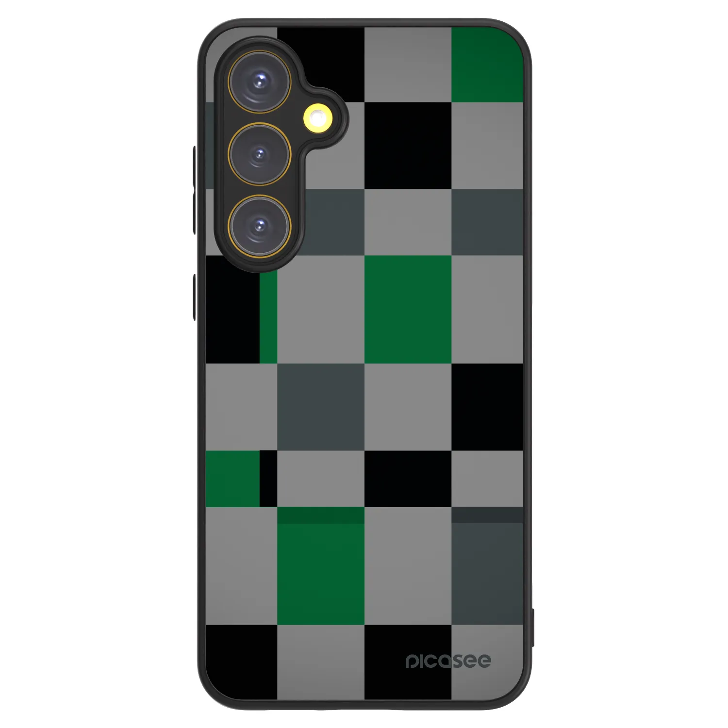 Picasee ULTIMATE CASE pentru Samsung Galaxy S24 FE S721B - Block Grid