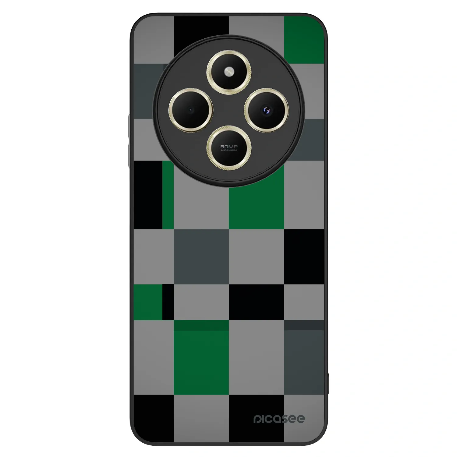 Picasee ULTIMATE CASE pentru Xiaomi Redmi 14C - Block Grid