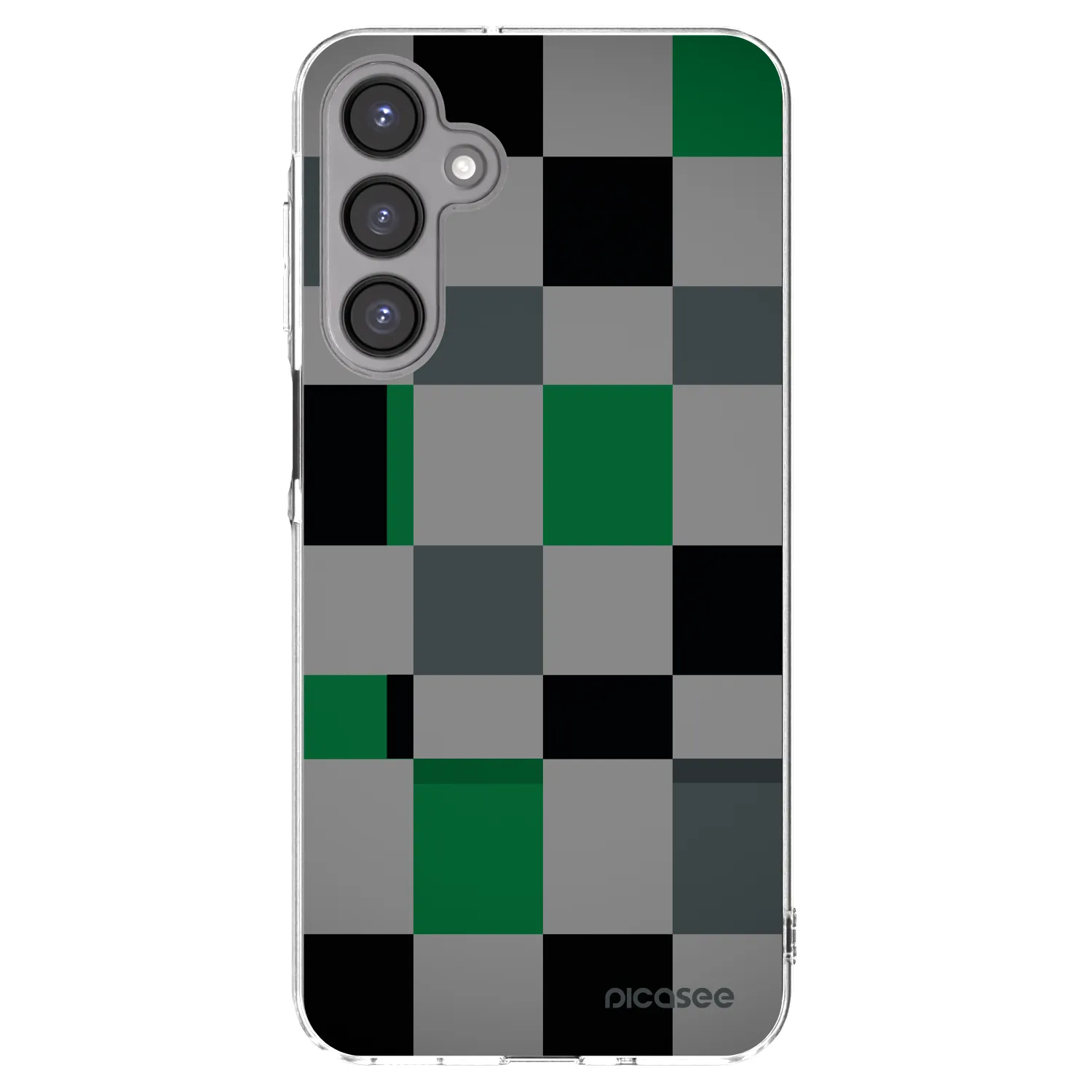 Picasee husă transparentă din silicon pentru Samsung Galaxy A16 5G - Block Grid