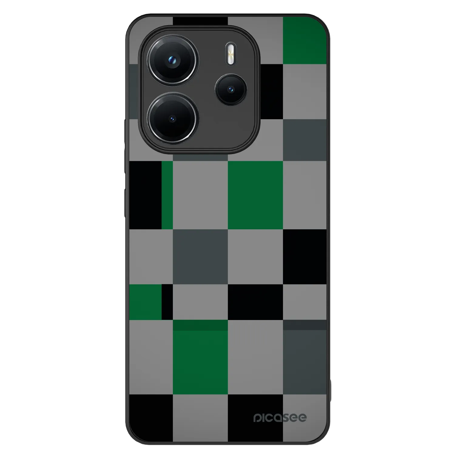 Picasee ULTIMATE CASE pentru Xiaomi Redmi Note 14 4G - Block Grid