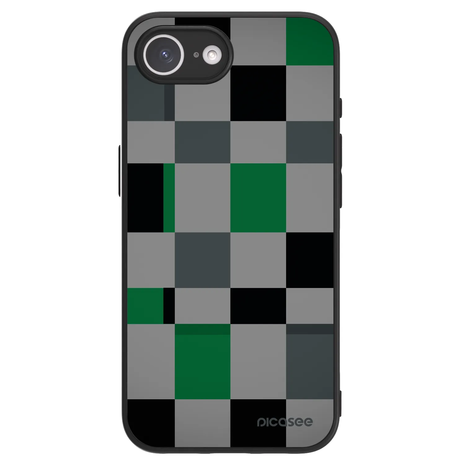 Picasee ULTIMATE CASE MagSafe pentru Apple iPhone 16e - Block Grid