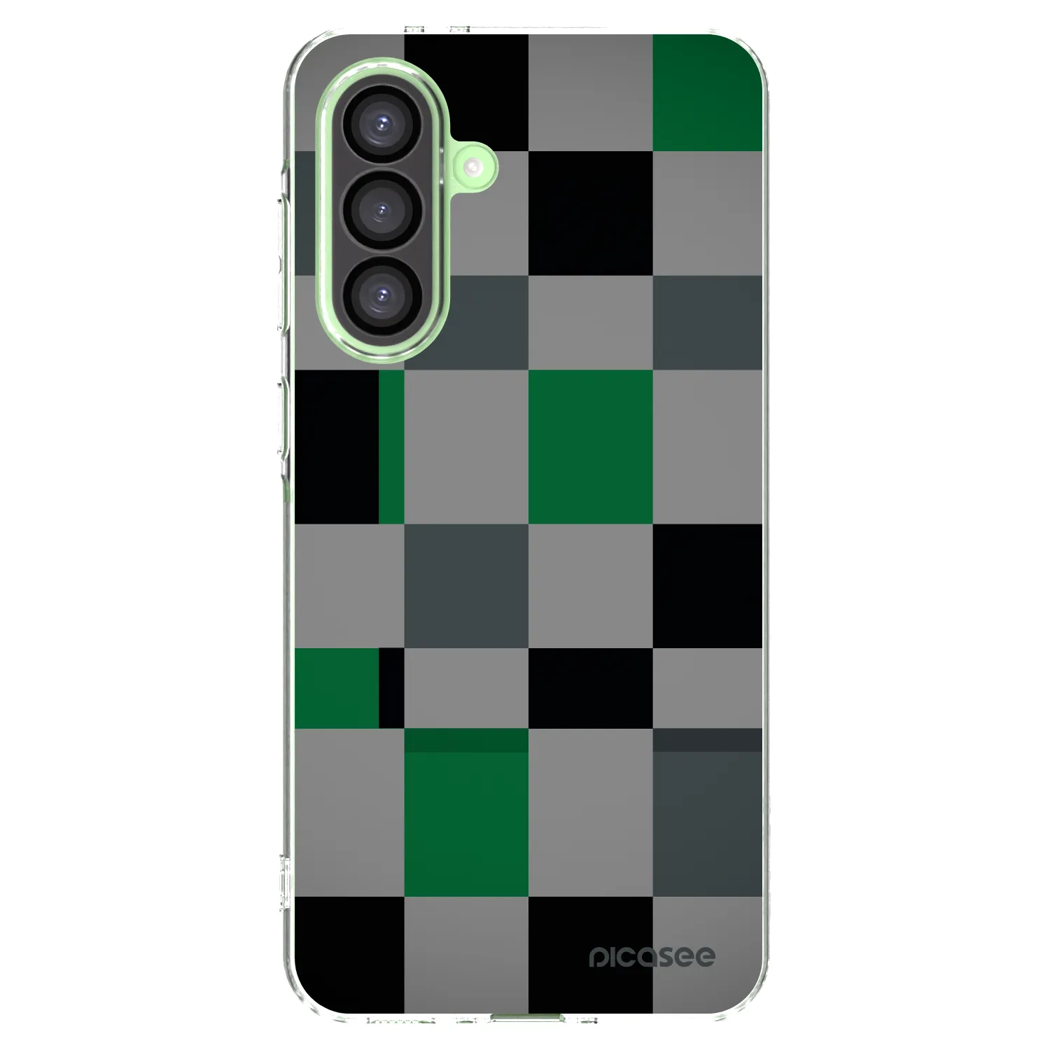 Picasee husă transparentă din silicon pentru Samsung Galaxy A26 5G A266B - Block Grid