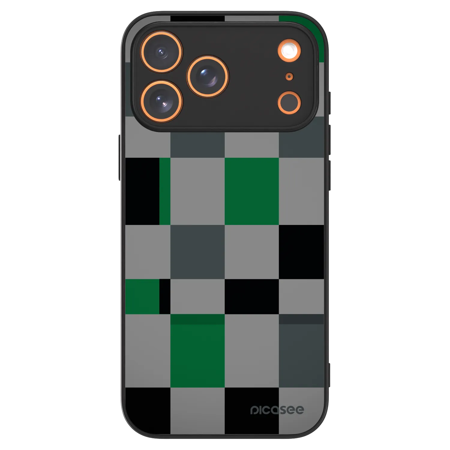 Picasee ULTIMATE CASE MagSafe pentru Apple iPhone 17 Pro Max - Block Grid